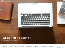 Tablet Screenshot of albertorossetti.com